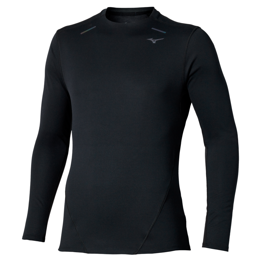Mizuno Tech Thermal Charge Long Sleeve Tee Black